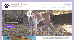 Desktop Screenshot of caninesoulmates.com